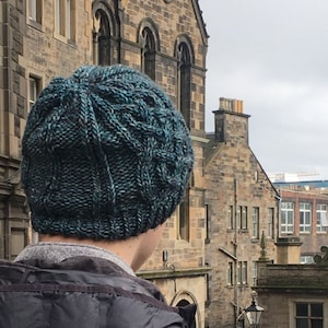 Balloch Hat Knitting Pattern Only