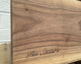 Personalized Walnut Cutting Board Cheese Board