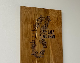 Custom Lake Lazer Engraved Wood Signs