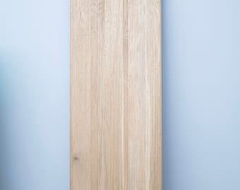 White Oak Interlocking Reed Wall Panels. 6 1/4in x 96in 3/4in