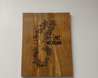 Laser Engraved Lake House Wall Sign