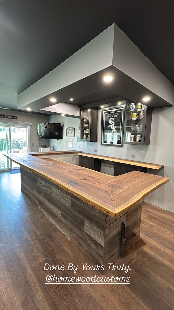 Solid Wood Bar tops countertops Etsy