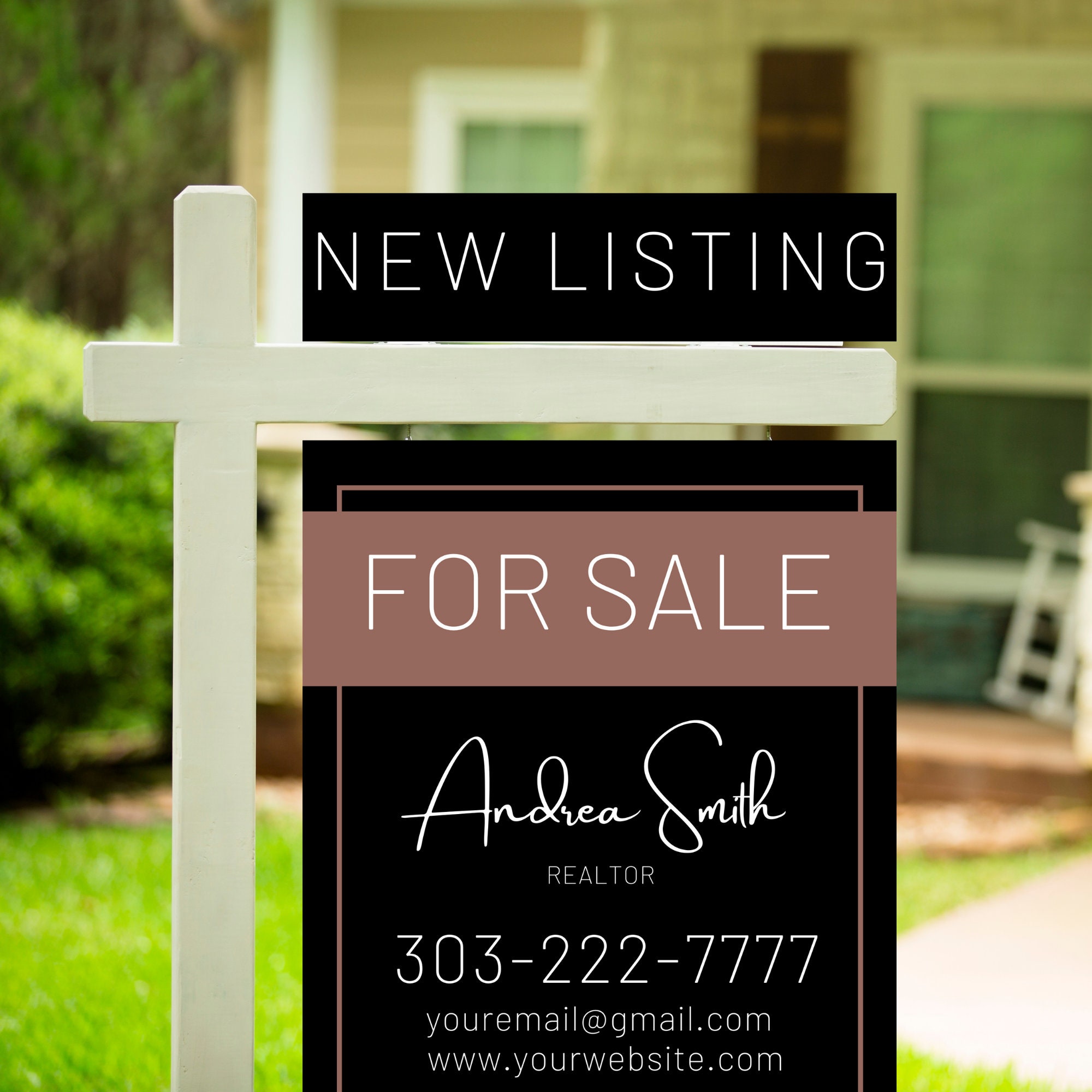 Real Estate for Sale Sign With Rider, Real Estate Bundle, Riders ...