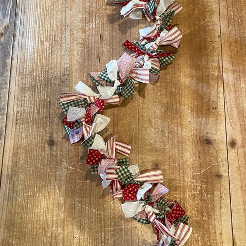 Christmas Tie Garland Etsy