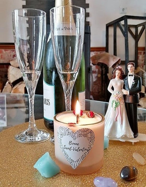 Bougie Saint Valentin
