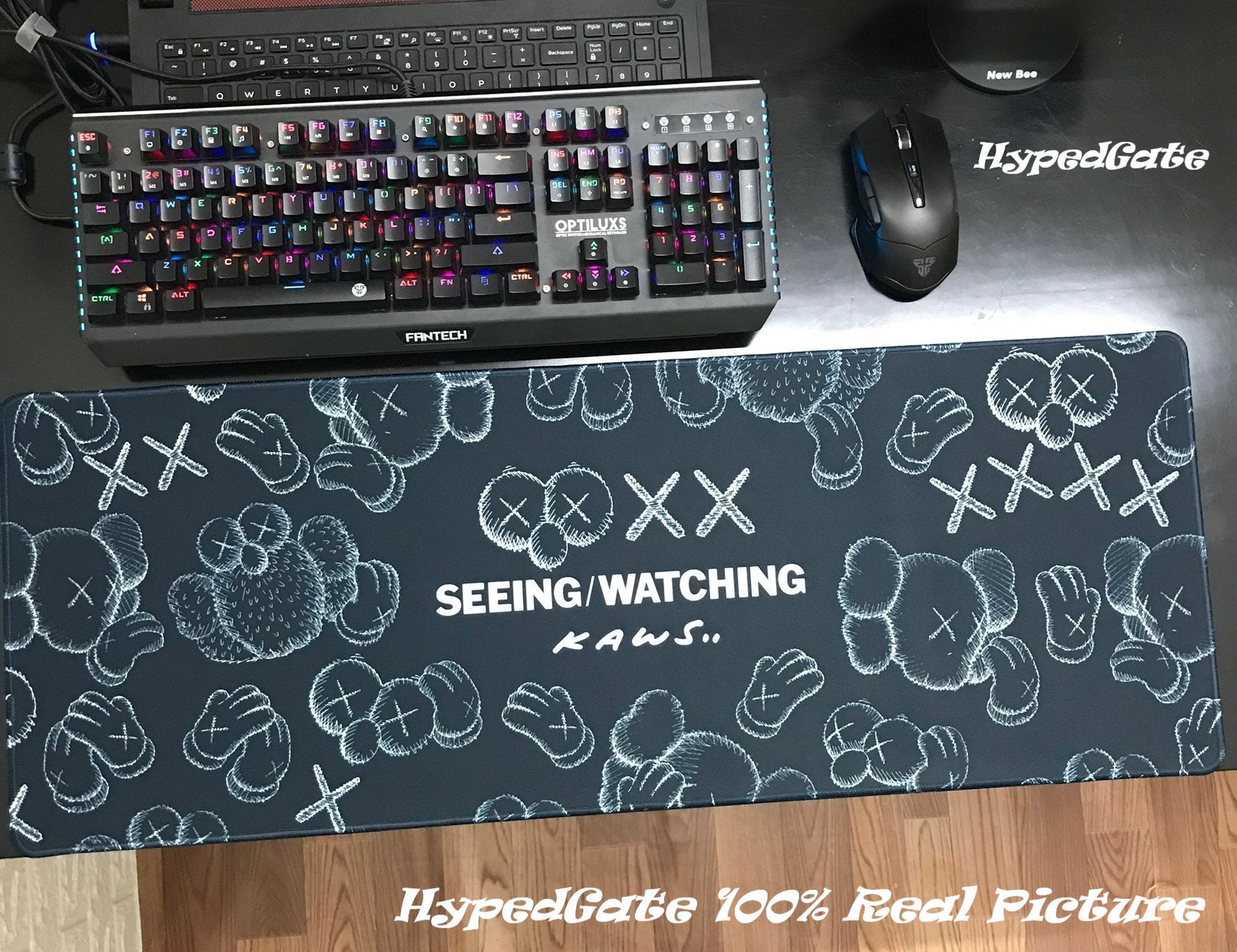 Kaws Mousepad XL Gaming Mouse Pad Desk Mat Smooth Surface Nonslip