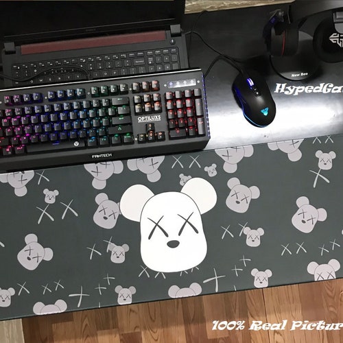 Kaws Gaming Mousepad XL Gaming Mouse Pad Desk Mat Smooth Etsy Canada