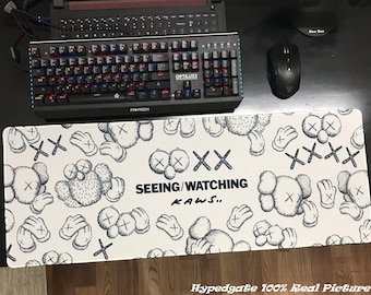 Kaws Mousepad XL, antislip rubberen gaming-bureaumat