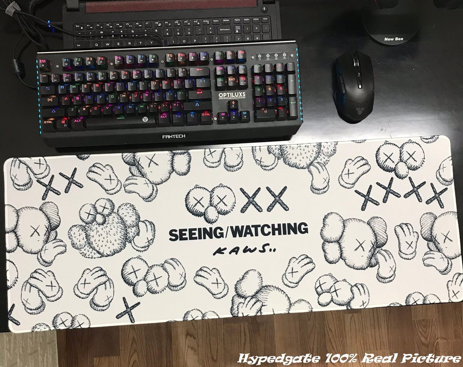 Kaws Mousepad XL, Non-slip Rubber Gaming Desk Mat - Etsy