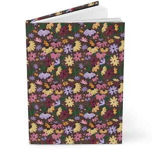 Floral Piano Surprise Song Hardcover Journal Music Lovers Notebook, Fan-Inspired Gift,2025 Concert Memory Keepsake,Aesthetic Writing Journal