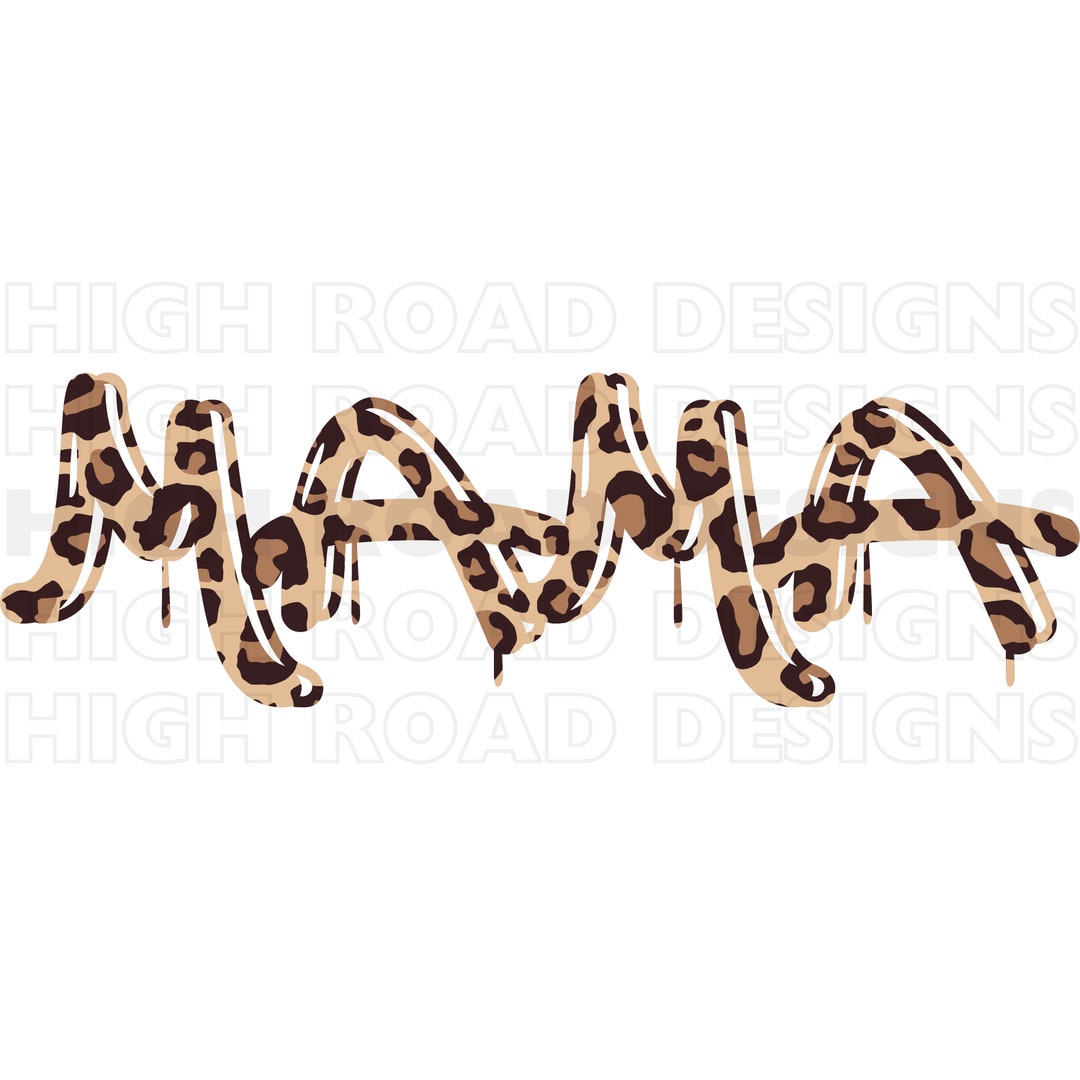 Cheetah Print Mama, Mama Png, Groovy Png, Cute Png, Sticker Png, Print ...