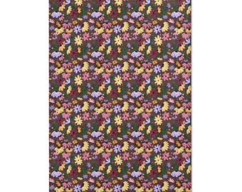 Floral Piano Surprise Song Area Rug  Aesthetic Boho Decor for Bedroom, Dorm or Living Room  Music Lover Gift, Fan Inspired Keepsake