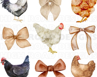 Coquette Chickens Bows, Aesthetic Girl png, coquette png, chicken png, cute png, sticker png, print png, trending png, png, jpg, svg