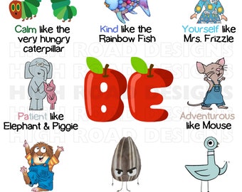 Be Like Kids Book Character Teacher PNG, Teacher Elementary png, nostalgia png, sticker png, tshirt print png, trending png, jpg, School