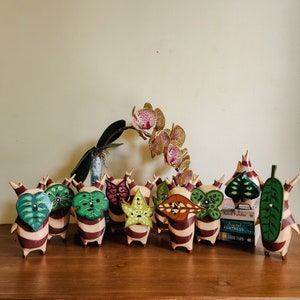 10 Models Wooden Korogu 20cm , Family Korogu // Wooden Korok Statue , Breath of the Wild - The Legend of Zelda , Handmade Korok , Korok Toys
