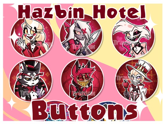 Hazbin Hotel Buttons - Etsy