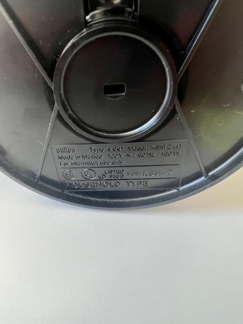 Vintage Braun Aromatic Coffee Grinder // Black // KSM2 // Made Etsy