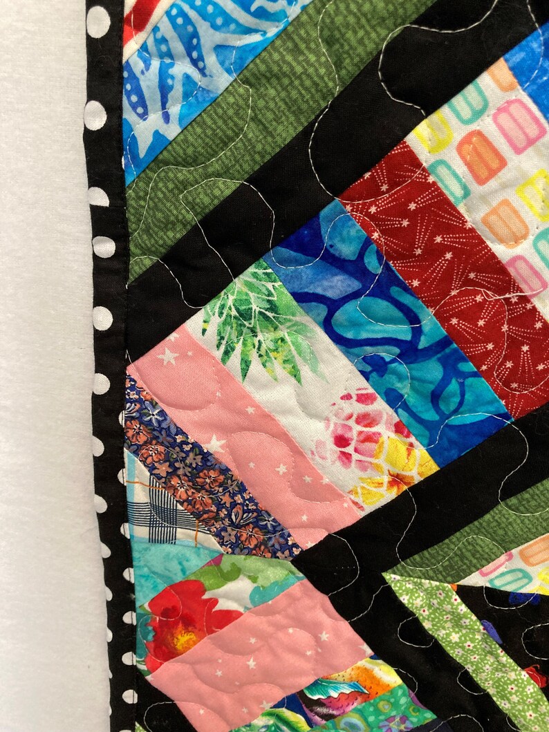 Strips and Ladders Lap Quilt Etsy