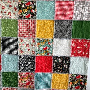 Fruit Loop Rag Quilt