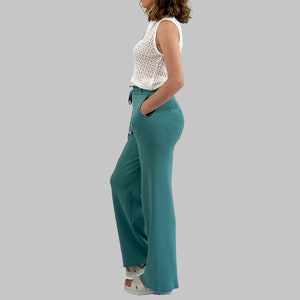 Ruffled Waist Knit Trousers image 4