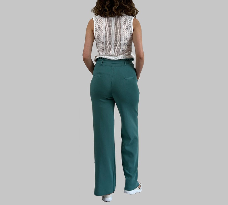 Ruffled Waist Knit Trousers image 3