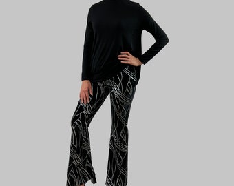 Velvet Flare Pants | Etsy