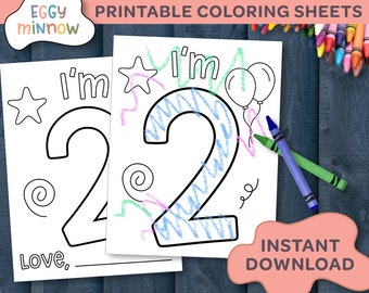 Coloring 2 Year Old - Etsy