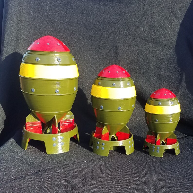 Miniature Nuclear Bomb Storage Box, Mini Nuke Stash Container, Mini