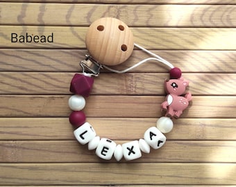 Pacifier pacifier pacifier doe deer plum personalized first name