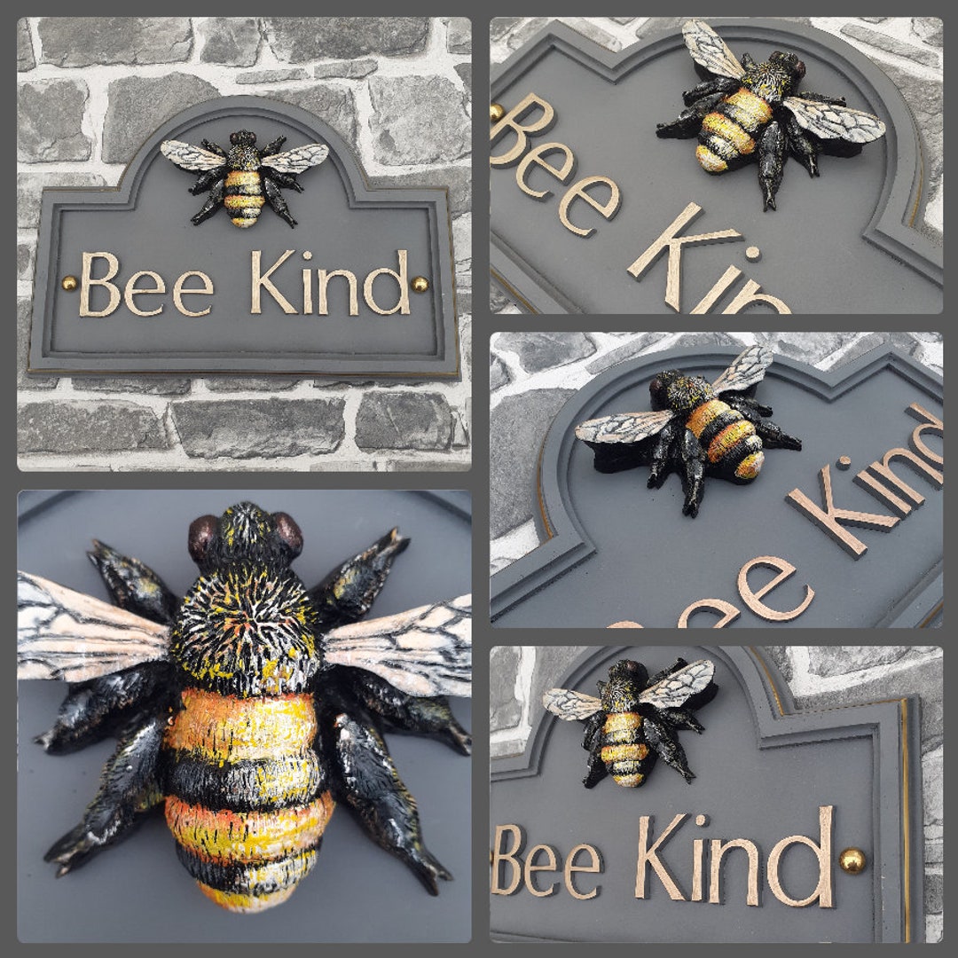 Traditional House Name Sign Handpainted Manchester Bee Etsy