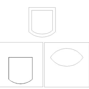 Digitala filer med fram- och bakpaneler till rökugnens eldstad, 76 x 76 cm (DXF och SVG)