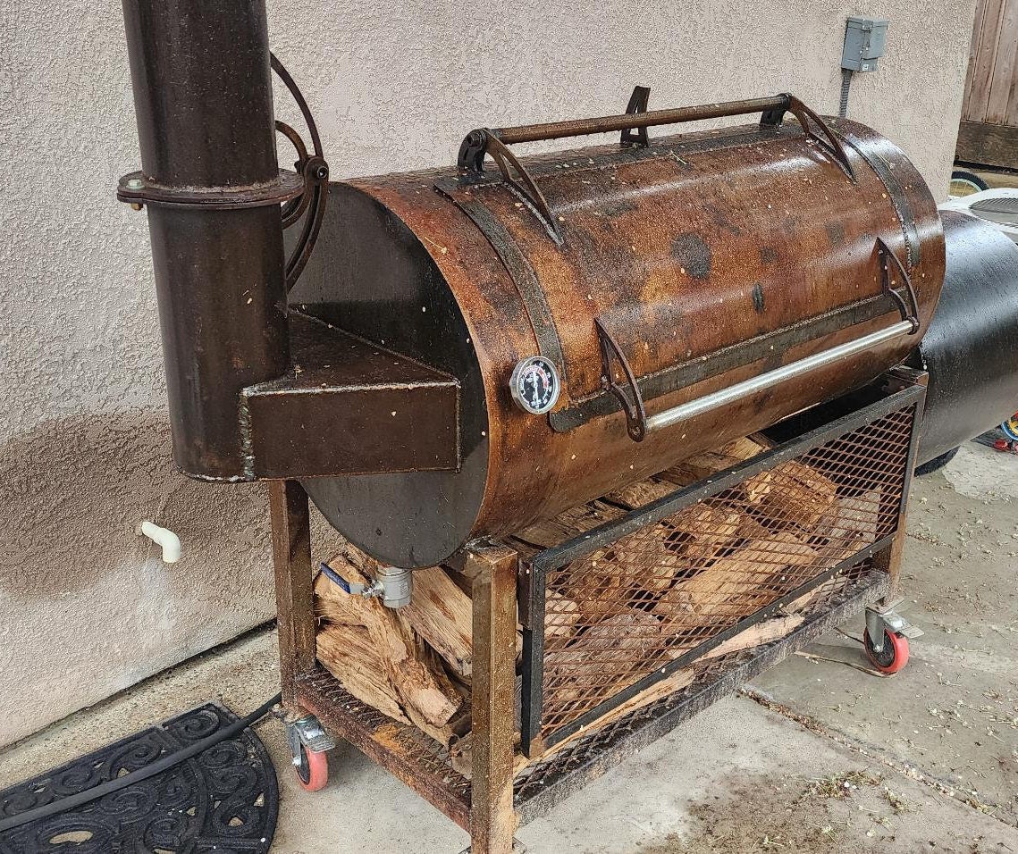 Homemade bbq smoker parts discount
