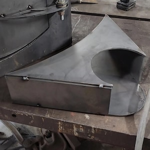 150 Gallon Smoker Exhaust Collector for 6.5&quot; OD Pipe Digital Files (DXF)
