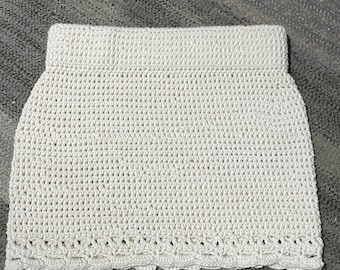 Ollies Boho Beachwear, patrón de crochet de falda para niñas tamaño 3