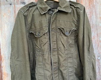 Abercrombie & Fitch Sentinel Jacket Military Green Vintage Size Mens M