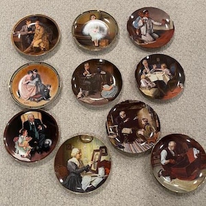 Norman Rockwell Plates