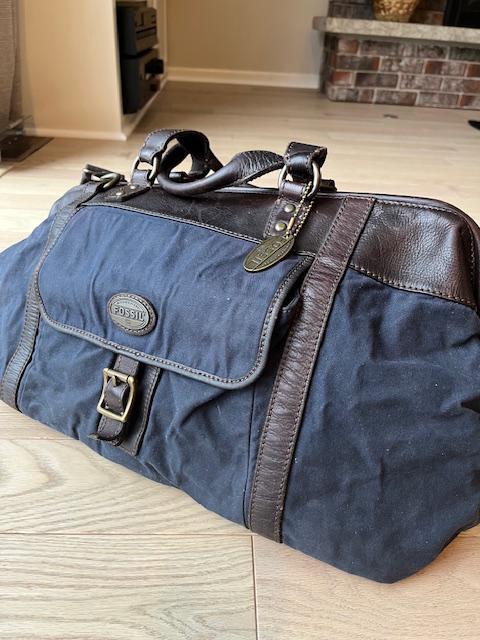 Vintage Fossil Canvas Bag - Etsy display picture 1