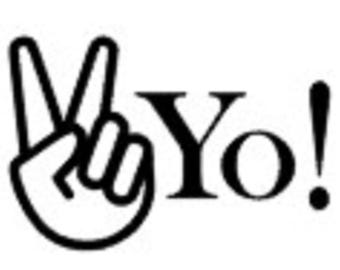 Yo! decal, Victory logo vinyl decal