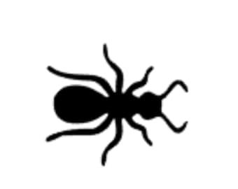 Set of 10 Ants Vinyl  Decal Stickers Insect, Decor for iPhone, iPad, window, wall or car