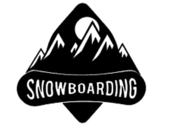 Burton  Snowboards Mountain Vinyl Decal, Car Truck,  Laptop Sticker, Snowboard, Love Git, Window decal