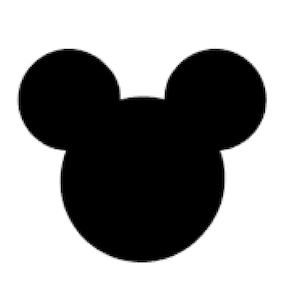 Set of 15 Large Mickey Mouse, Vinyl Adhesive Decal, Car Decal, Window Decal, Wall Decal, Laptop Decal
