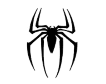 Decalques de vinil com logotipo de aranha, adesivos para laptop, decalque para MacBook, decalque para carro, decalques, adesivos de aranha, decalque para garrafa de água