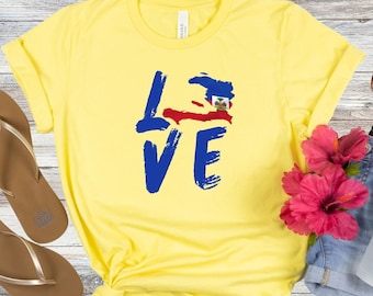 Haiti Love shirt Gift, Haitian flag tee, Haiti Island Shirt, Fun Haitian shirt, Haitian gift tee, Haitian Unisex T-shirt, Haitian Apparel