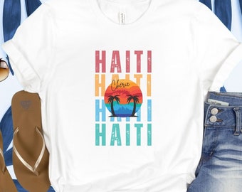Haiti Cherie shirt Gift, Haitian Lover tee, Haiti Island Shirt, Fun Haitian shirt, Haitian gift tee, Haitian Unisex T-shirt, Haitian Apparel