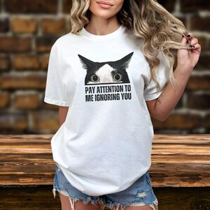 Funny Cute Cat Color Comfort T-shirt, Funny Cat Saying Shirt, Gift For Cat Lover, Sarcastic Cat Lover Gift, Funny Cat Lover Tee, Cat Mom Tee