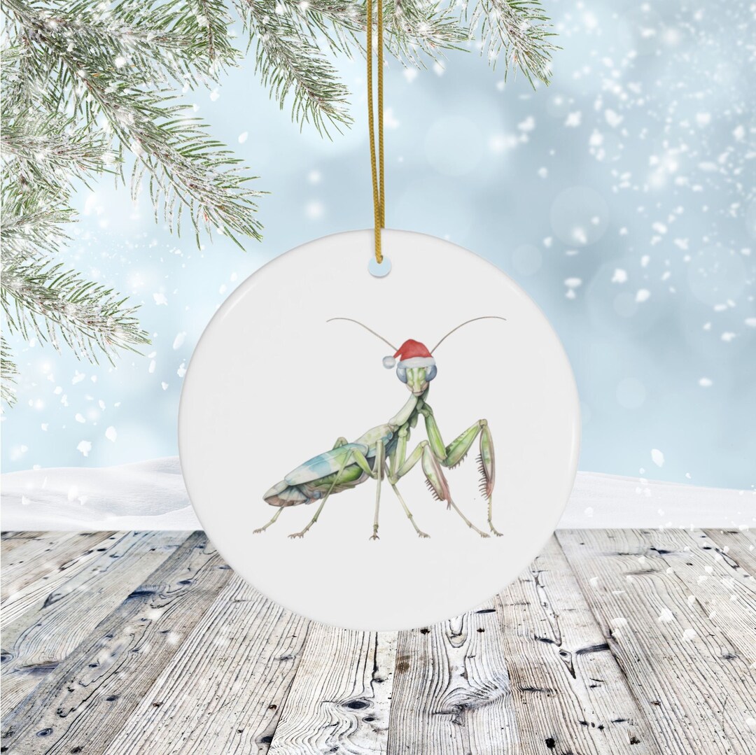 Praying Mantis Christmas Ornament 