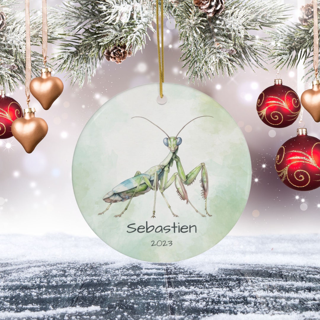 Praying Mantis Christmas Ornament 