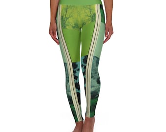 Nature Path ~High Waisted Yoga Leggings (AOP)