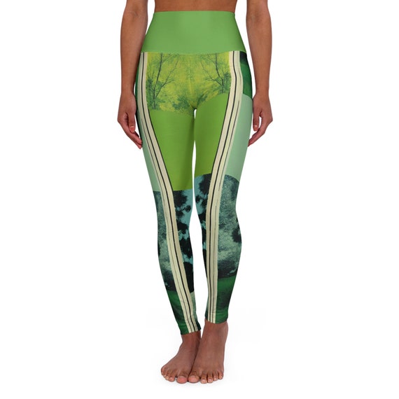 Nature Path ~High Waisted Yoga Leggings (AOP)