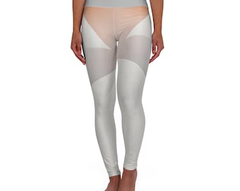Silhouette ~High Waisted Yoga Leggings (AOP)